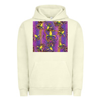 Pigment Pistachio mardi gras fleur de lis Urban Hoodie - RanaPortraitStore