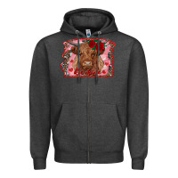 Charcoal Heather be mine highland cow Zipper Hoodie - AdoDesignShop
