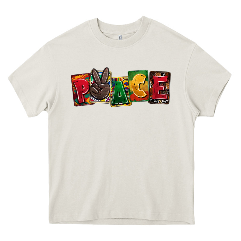 Peace Juneteenth Heavy Core Tee by CowGirlArtShop | Teevron