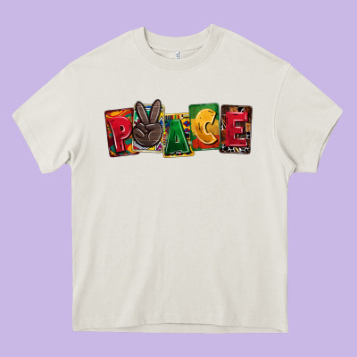Peace Juneteenth Heavy Core Tee Designed By Cowgirlartshop