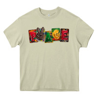 Mossy peace juneteenth Heavy Core Tee - CowGirlArtShop