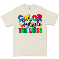 Bone Color outside the lines Premium Tee - CowGirlArtShop