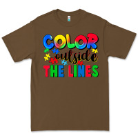 Cacao Color outside the lines Premium Tee - CowGirlArtShop