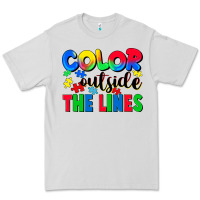 Dove Grey Color outside the lines Premium Tee - CowGirlArtShop