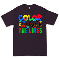 Plum Color outside the lines Premium Tee - CowGirlArtShop