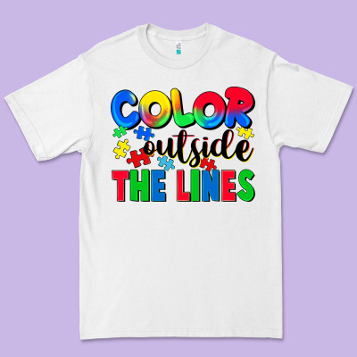 Color Outside The Lines Premium Tee Designed By Cowgirlartshop