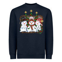 Navy christmas snowman Heavyweight Sweatshirt - AdoDesignShop
