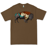 Cacao gemstone bison Premium Tee - RanaPortraitStore