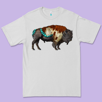 Gemstone Bison Premium Tee Designed By Ranaportraitstore