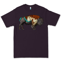Plum gemstone bison Premium Tee - RanaPortraitStore