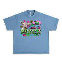 Pebble Blue too cute to pinch Urban Heavy Tee - FaDigitalArtStudio