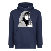 Navy Tori Heart Spring Heartstopper Heavyweight Hoodie - linhVisuals