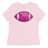 Bubblegum Pink american football pink Ladies Tee - CowCowDesign
