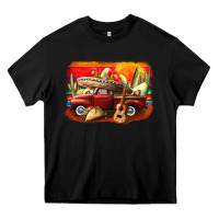 Black mexican cinco de mayo truck Heavy Core Tee - CowGirlArtShop