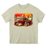 Mossy mexican cinco de mayo truck Heavy Core Tee - CowGirlArtShop