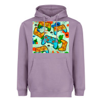 Lavender gaming controller Heavyweight Hoodie - JahusDesignShop