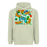 Matcha gaming controller Heavyweight Hoodie - JahusDesignShop