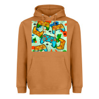 Meerkat gaming controller Heavyweight Hoodie - JahusDesignShop