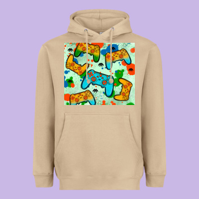 Gaming Controller Heavyweight Hoodie Designed By Jahusdesignshop