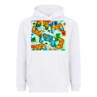 White gaming controller Heavyweight Hoodie - JahusDesignShop