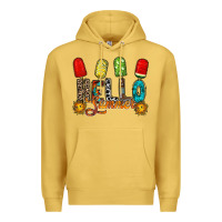 Antique Gold hello summer Premium Hoodie - RacoonDesign