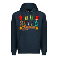 Navy hello summer Premium Hoodie - RacoonDesign