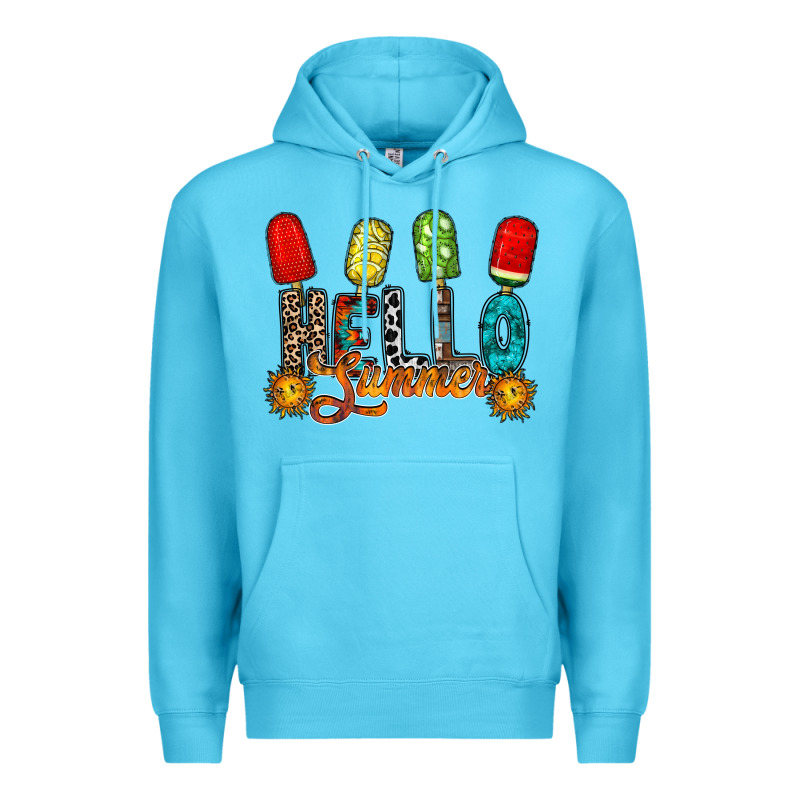 Hello Summer Premium Hoodie by RacoonDesign | Teevron