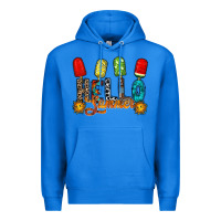 True Royal hello summer Premium Hoodie - RacoonDesign