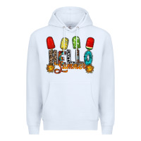 White hello summer Premium Hoodie - RacoonDesign