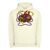 Pigment Pistachio mardi gras craw fish king cake with leopard Urban Hoodie - RanaPortraitStore
