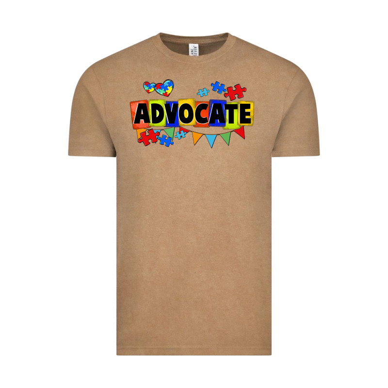Advocate Autism Vintage Tee by FaDigitalArtStudio | Teevron