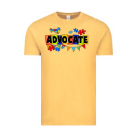 Vintage Mustard Advocate Autism Vintage Tee - FaDigitalArtStudio