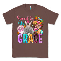 Chestnut Saved by his grace Easter Day Classic Tee - HowdyJamesFarm