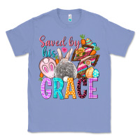 Colony Blue Saved by his grace Easter Day Classic Tee - HowdyJamesFarm