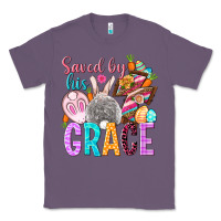 Lavender Saved by his grace Easter Day Classic Tee - HowdyJamesFarm