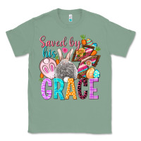 Sage Saved by his grace Easter Day Classic Tee - HowdyJamesFarm