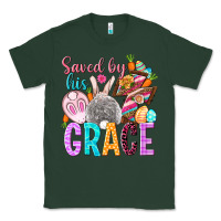 Sports Green Saved by his grace Easter Day Classic Tee - HowdyJamesFarm