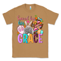 Toasted Coconut Saved by his grace Easter Day Classic Tee - HowdyJamesFarm