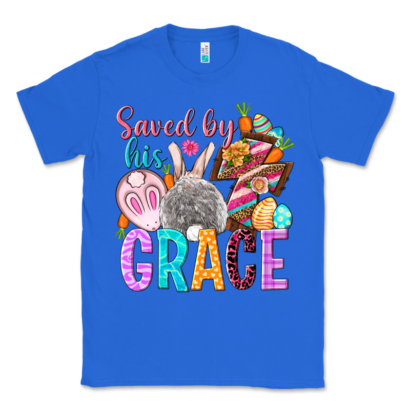 Saved By His Grace Easter Day Classic Tee by HowdyJamesFarm | Teevron
