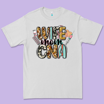 Wife Mom Cna Premium Tee Designed By Cowgirlartshop
