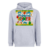 Heather Grey professional gamer Heavyweight Hoodie - JahusDesignShop