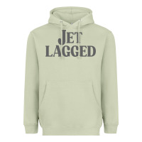 Matcha jet lagged cute world traveler & funny vacation pullover hoodie Heavyweight Hoodie - linhVisuals