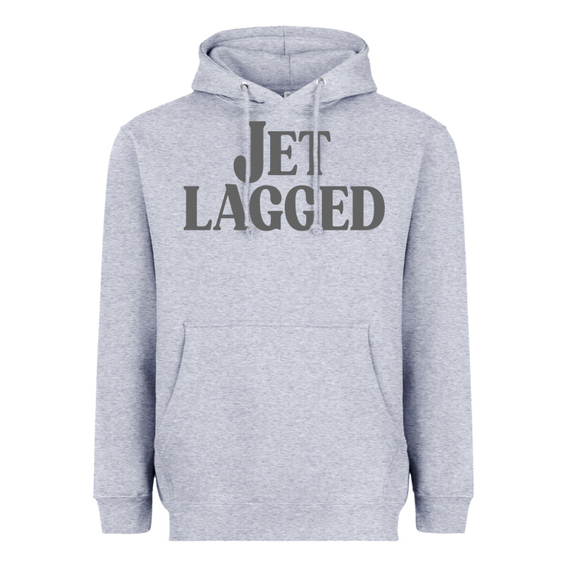 Jet Lagged Cute World Traveler & Funny Vacation Pullover Hoodie Heavyweight Hoodie by linhVisuals | Teevron