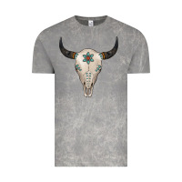 Cloud Rock Turquoise Bull Skull Vintage Tee - Jasminsmagicworld