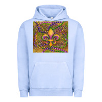 Pigment Grape Ice mardi gras fleur de lis Urban Hoodie - RanaPortraitStore