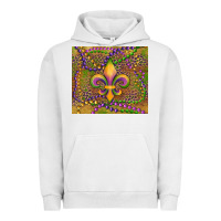 Pigment Lunar Rock mardi gras fleur de lis Urban Hoodie - RanaPortraitStore