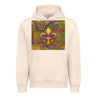 Sandshell mardi gras fleur de lis Urban Hoodie - RanaPortraitStore