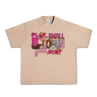 Burro small town girl with flowers bbs Urban Heavy Tee - BundleAndBundleShop