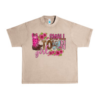 French Oak small town girl with flowers bbs Urban Heavy Tee - BundleAndBundleShop