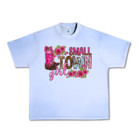 Grape Ice small town girl with flowers bbs Urban Heavy Tee - BundleAndBundleShop